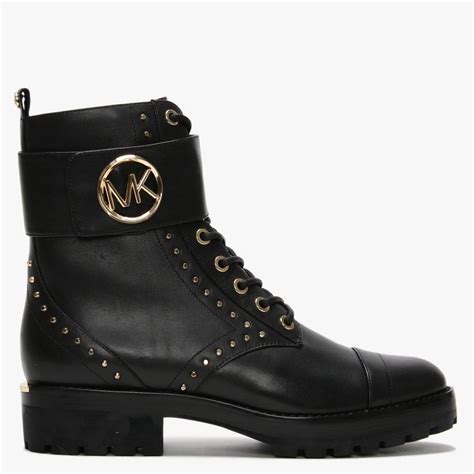 michael kors boots tatum|Michael Kors Tatum Leather Combat Boots .